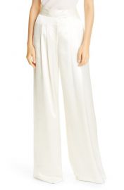 Veronica Beard Noel Satin Wide Leg Pants   Nordstrom at Nordstrom